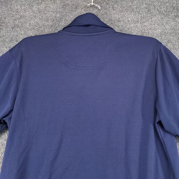 Pro Edge Men's Polo Shirt Blue Medium Short Sleeve Pullover Notre Dame Irish - Picture 7 of 14